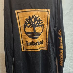 Timberland Black and Gold Long Sleeve Shirt